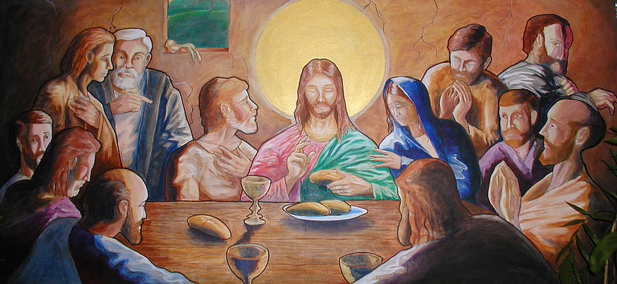 Last Supper Painting by Tony Ballew - Fine Art America