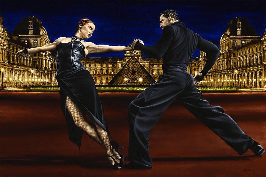 Last Tango in Paris Painting by Richard Young