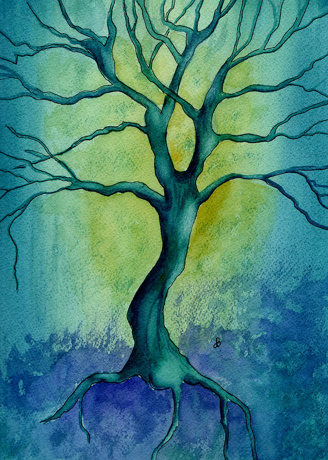 Last Tree Standing Painting by Brenda Owen