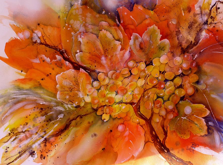 Last warm sunrays on the grapes by Sabina Von Arx Last warm sunrays on the grapes by Sabina Von Arx