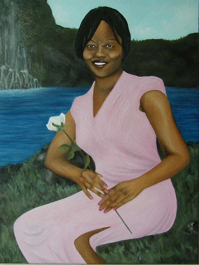 Portrait Painting - Latasha by Angelo Thomas