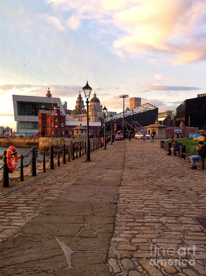 Late Afternoon at Albert Dock Photograph by Joan-Violet Stretch