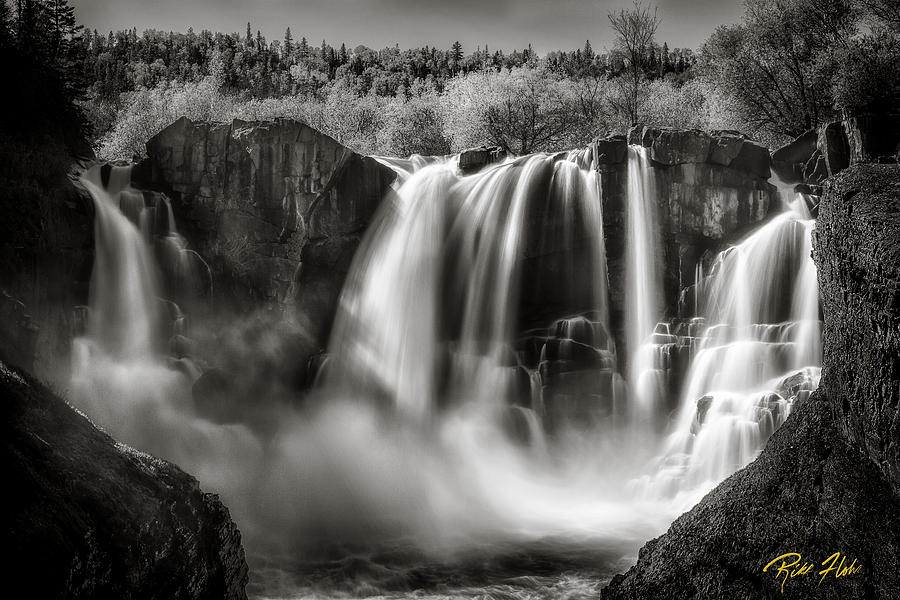 Late afternoon at the High Falls Photograph by Rikk Flohr