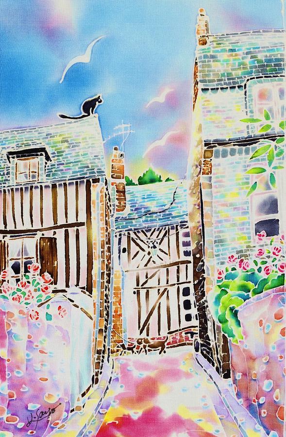 Late afternoon in Honfleur Painting by Hisayo OHTA
