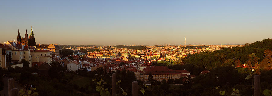 Late Afternoon Prague Panorama Photograph by C H Apperson