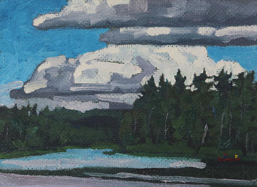 Late Afternoon Robinson Cumulus Painting by Phil Chadwick