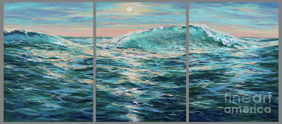 Late Afternoon Swim Painting by Linda Olsen