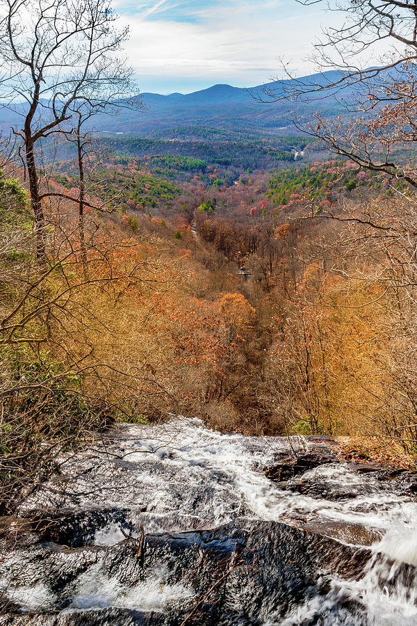 Late Autumn Overlooking Amicalola Falls GA Photograph by Artful Imagery
