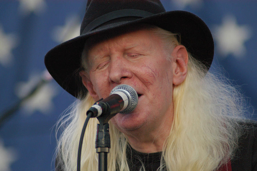 Late Blues Legend Johhny Winter Photograph by Mike Martin