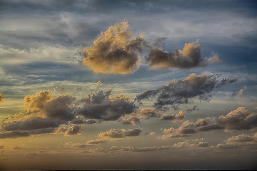 Late Day Clouds on the Prisendam Photograph by John Haldane