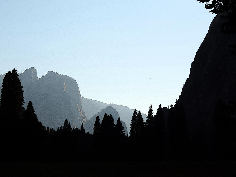 Late Day In Yosemite 3 Digital Art by Eric Forster