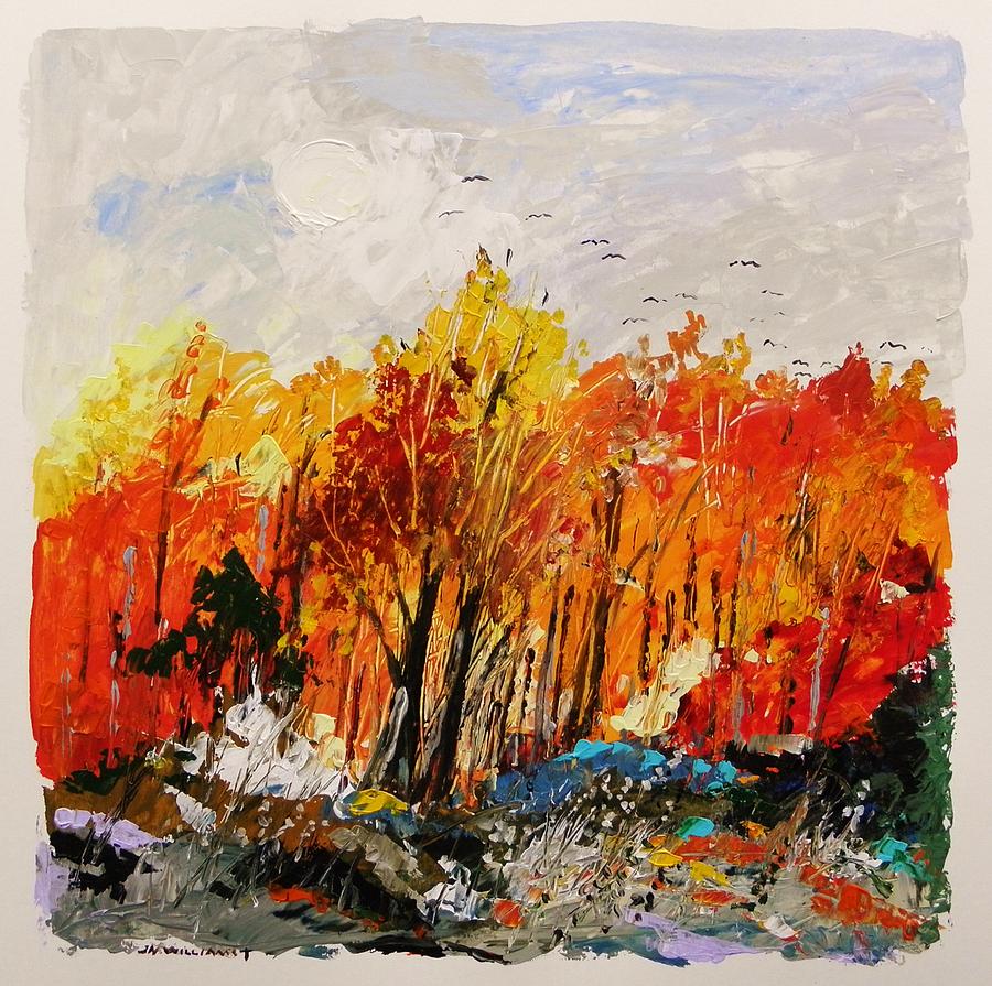 Fall Painting - Late Day Light by John Williams