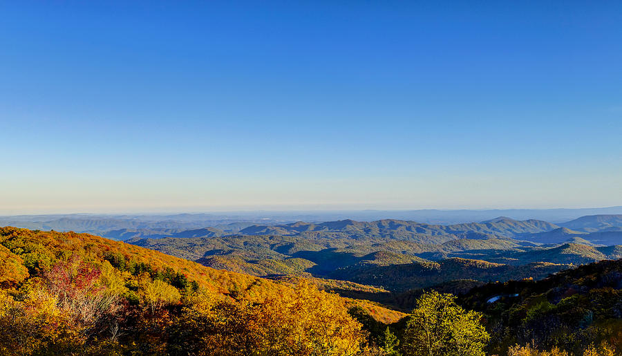 Late Evening in October on the Blue Ridge Parkway Photograph by Steve ...