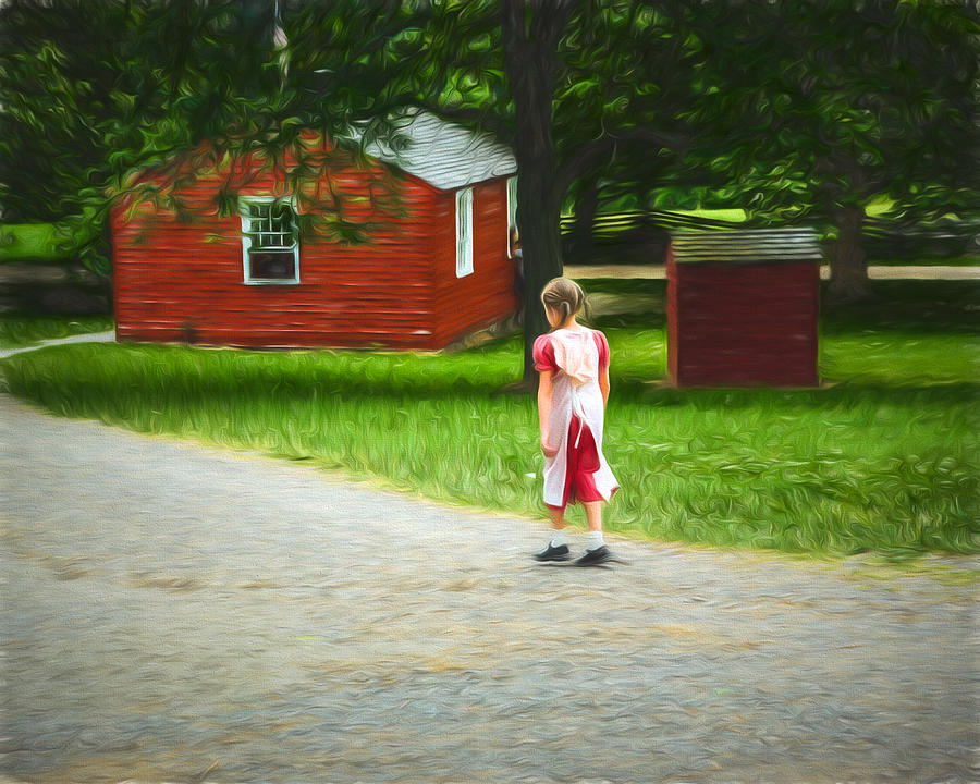 Nature Photograph - Late for school by Chris Bordeleau