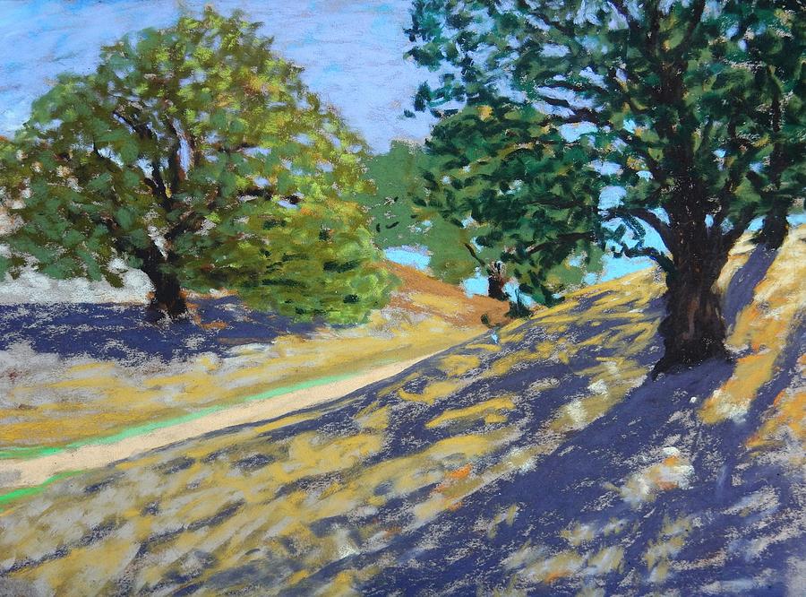 San Jose Painting - Late Lights Shadows by Gary Coleman