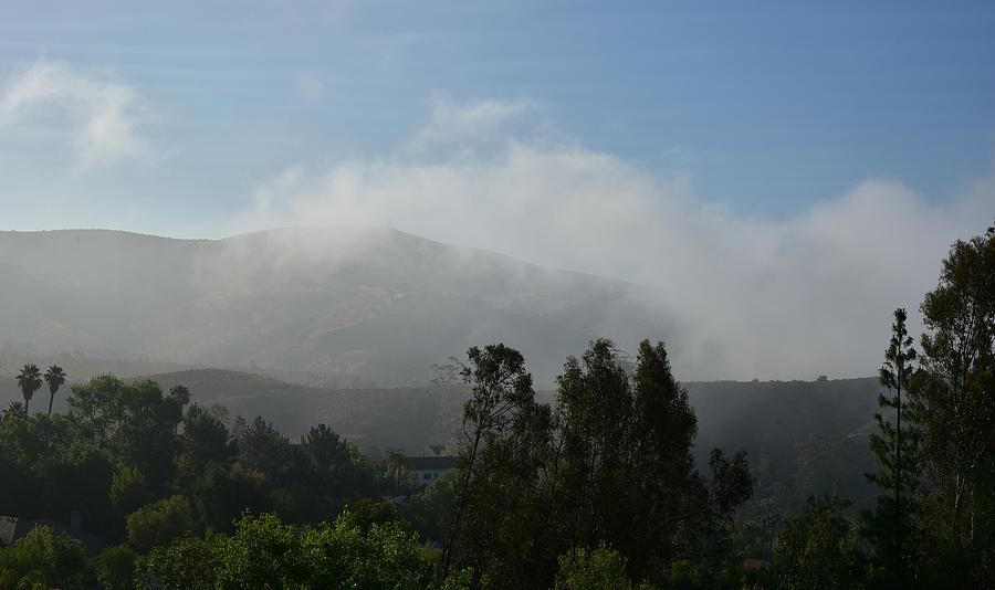 Late Morning Fog Lifting Photograph by Linda Brody