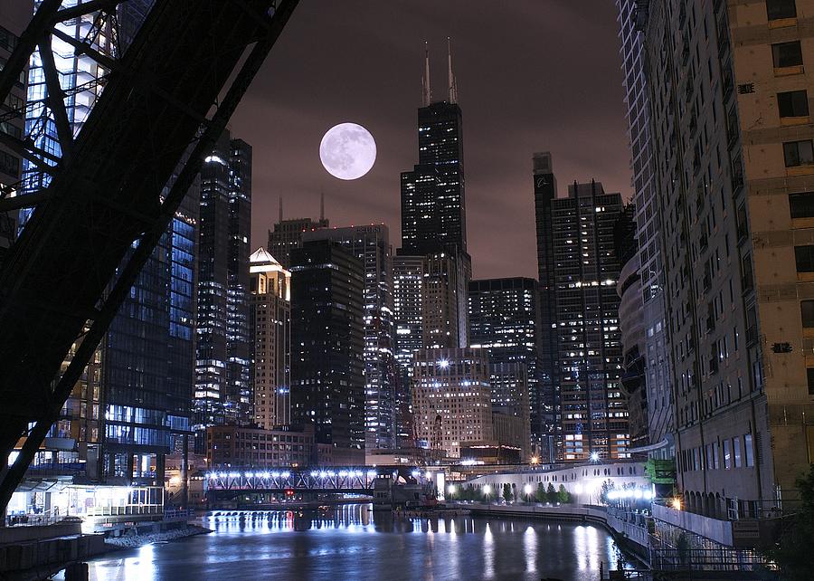 Late Night In Chicago Photograph