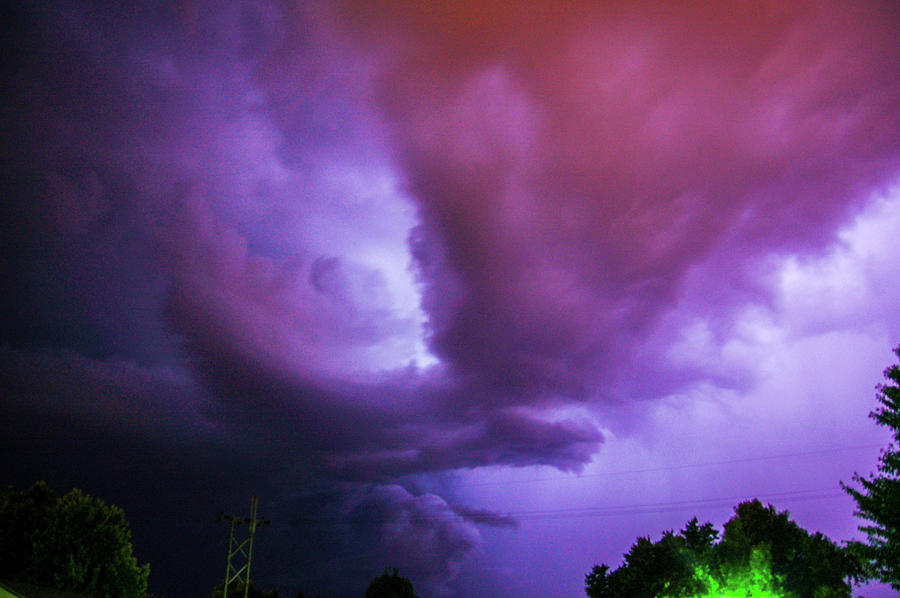 Late Night Nebraska Shelf Cloud 002 Photograph by NebraskaSC