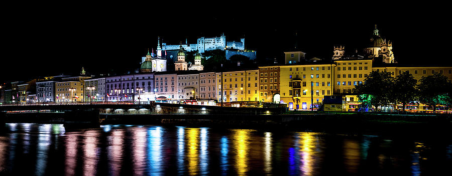 Late Night Stroll in Salzburg Photograph by David Morefield