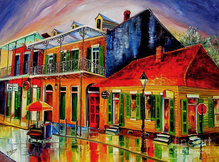 Late on Bourbon Street Painting by Diane Millsap