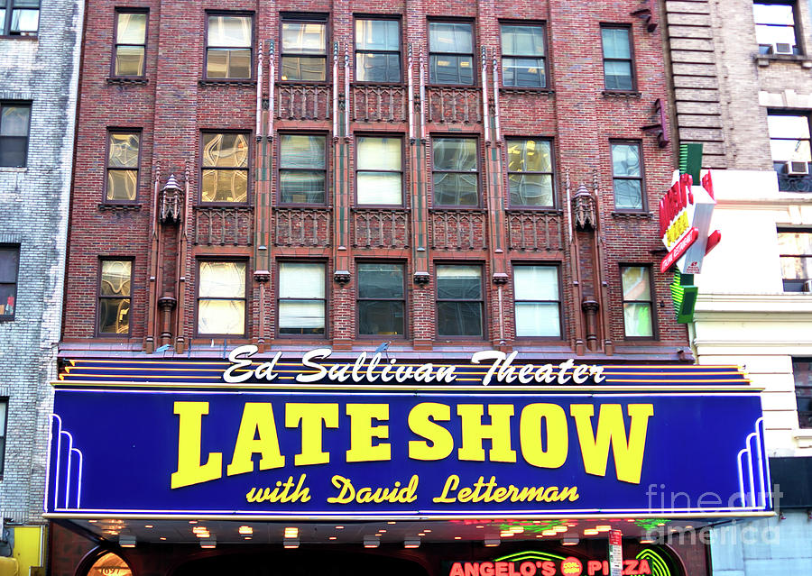 Late Show with David Letterman Photograph by John Rizzuto