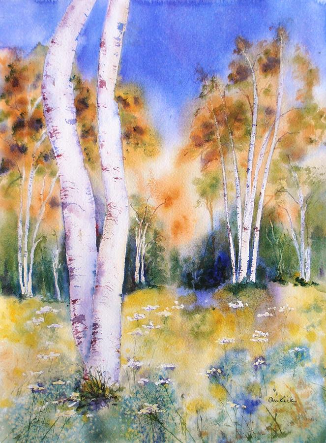Late Summer Birches by Diane Kirk Late Summer Birches by Diane Kirk