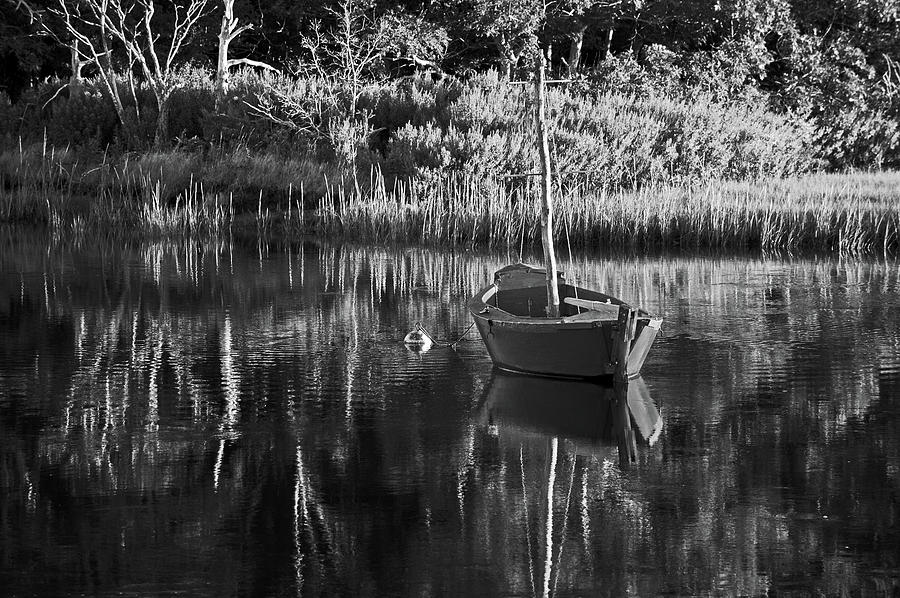 Late Summer Calm in BW Photograph by Dianne Cowen Cape Cod Photography
