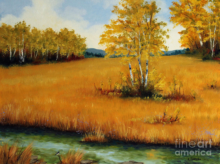 Late Summer Day Painting by Laura Tasheiko