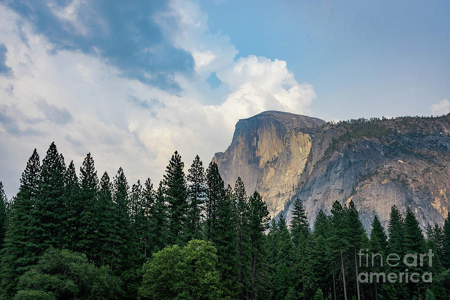 Late Summer Half Dome  Photograph by Jeff Hubbard