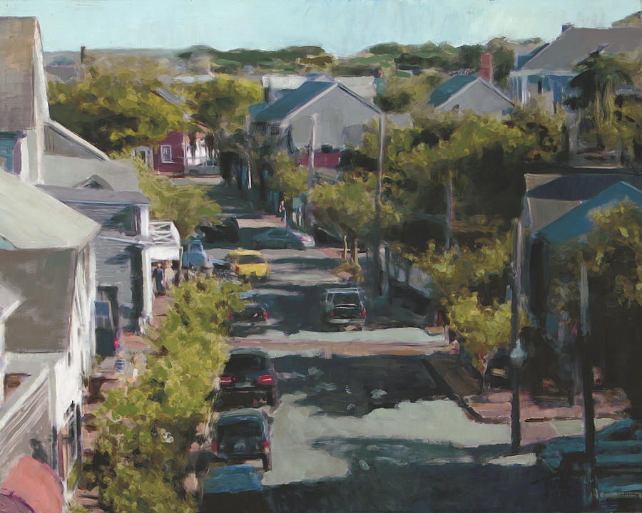 Late Summer Nantucket Painting by Thomas Tribby