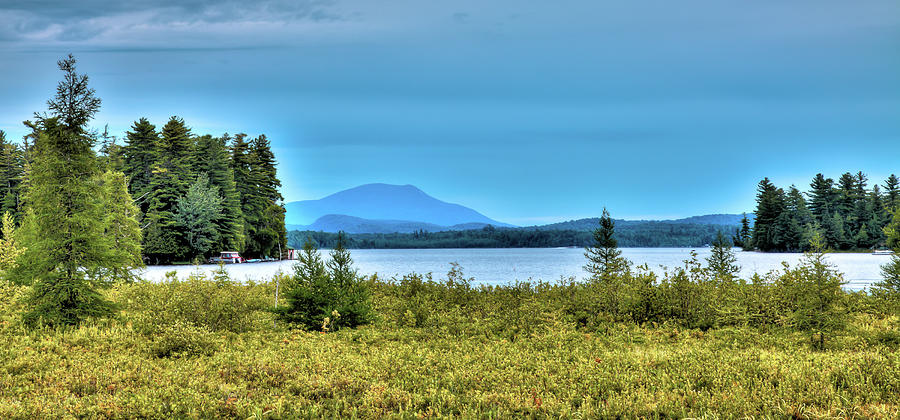 Fall Photograph - Late Summer on Raquette Lake by David Patterson