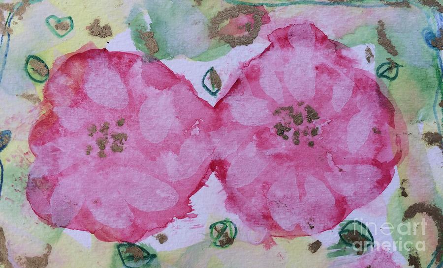 Late Summer Rose V Rosariet Painting by Aase Birkhaug ICA