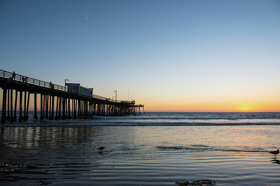 Late Summer Sunset At Pismo Beach Pier - Pismo Beach - California Photograph