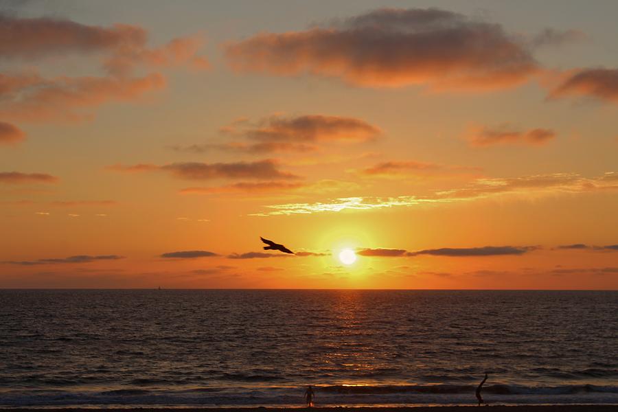 Late Summer  Sunset  Torrance Beach California Photograph 