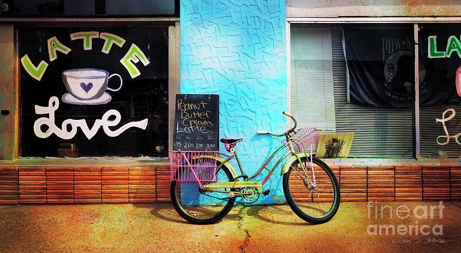 Latte Love Bicycle Photograph by Craig J Satterlee