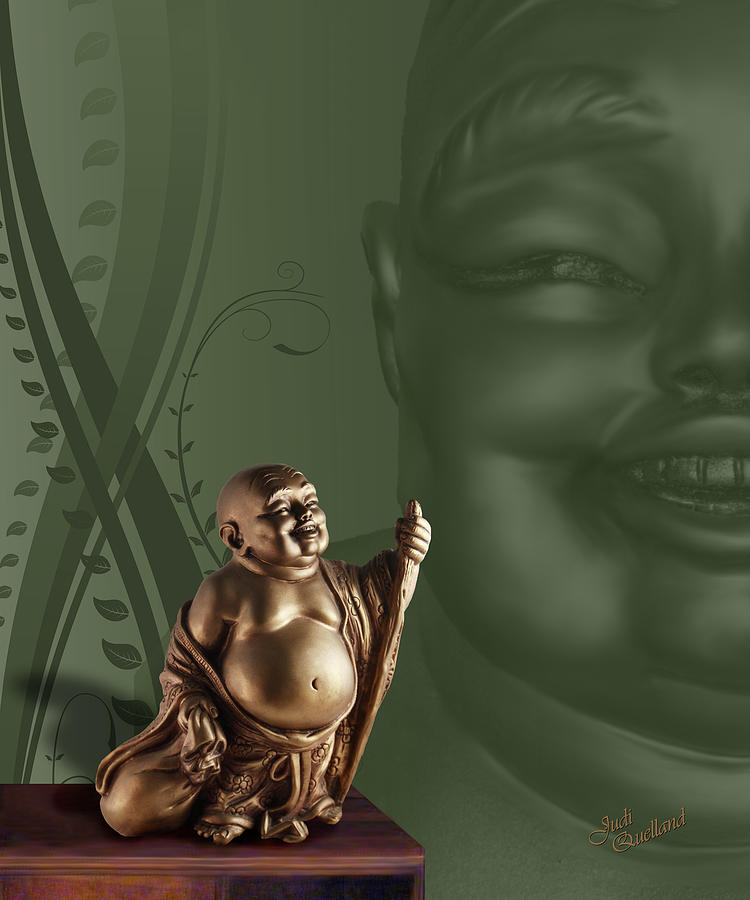 Laughing Buddha Photograph by Judi Quelland