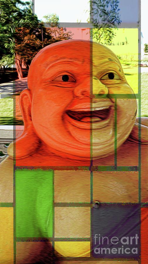 Laughing Buddha Digital Art by Ian Gledhill