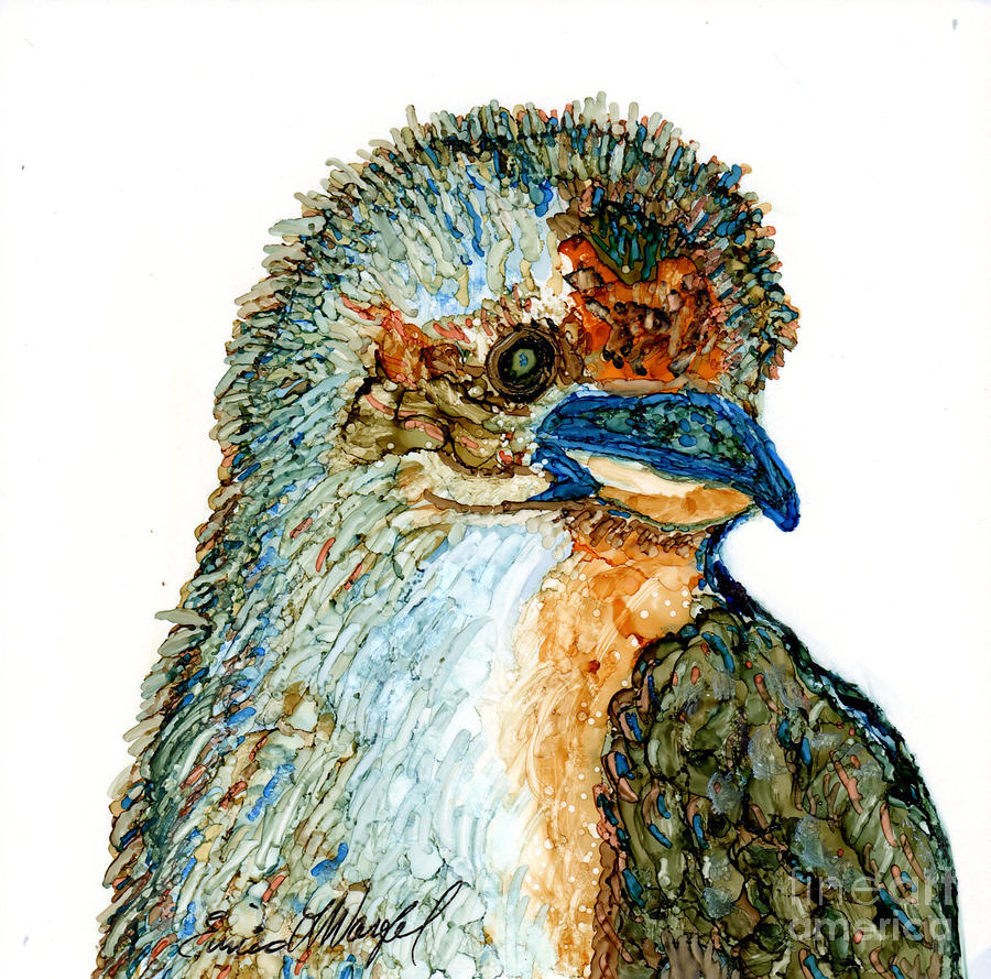 Laughing Kookaburra Painting by Eunice Warfel