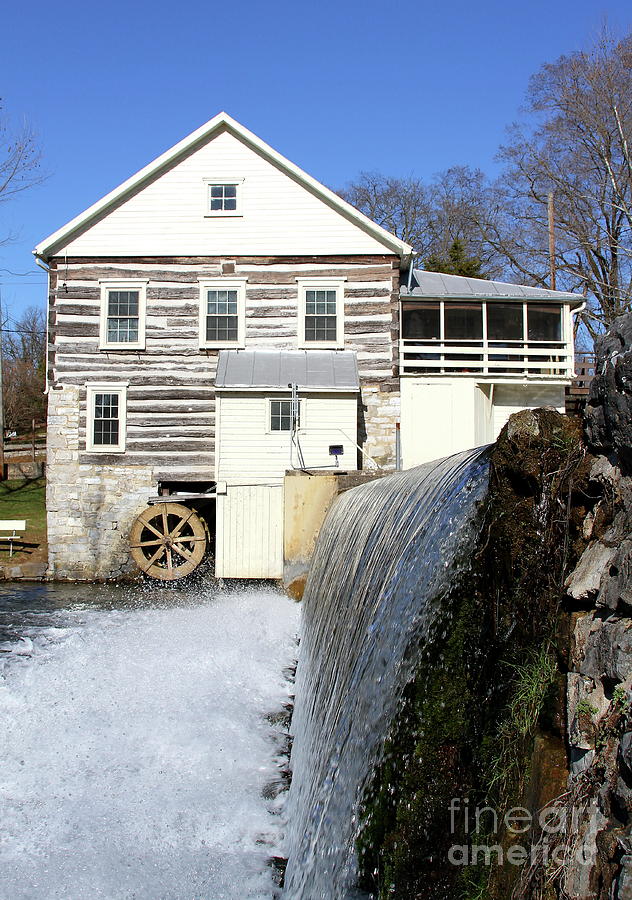 Grist Mill Photograph - Laughlin Mill by Ken Keener