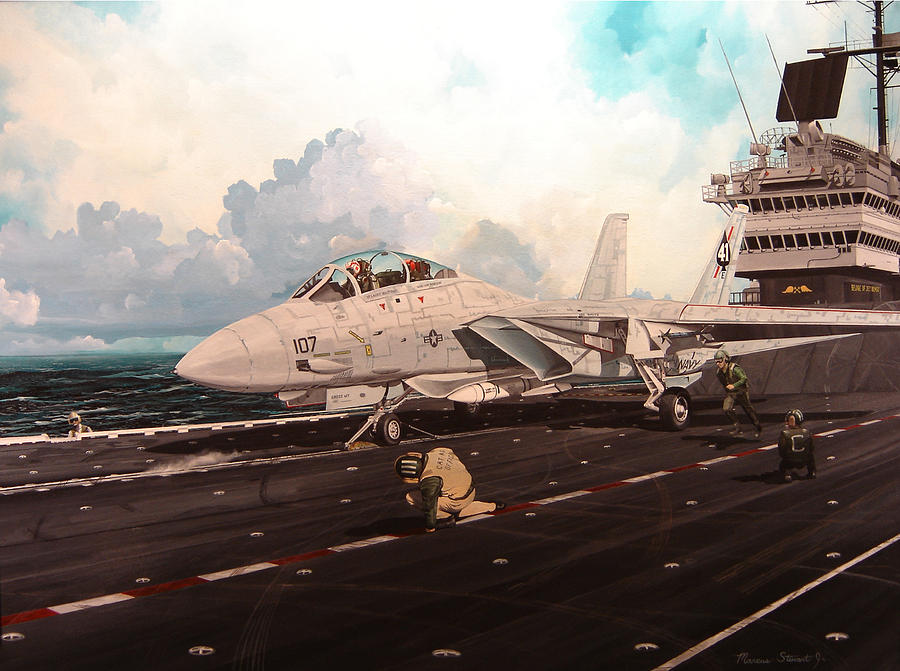 Military Painting - Launch The Alert 5 by Marc Stewart Military Painting - Launch The Alert 5 by Marc Stewart