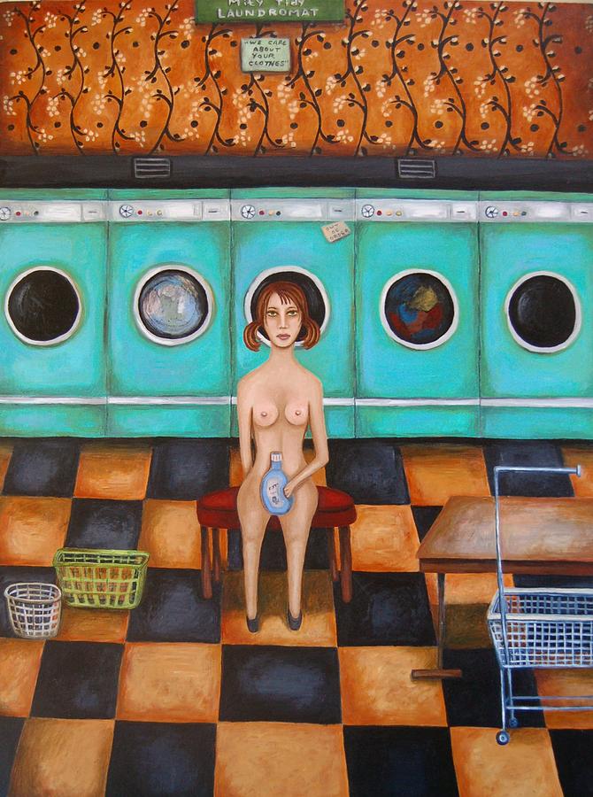 Laundry Day 4 Painting by Leah Saulnier The Painting Maniac