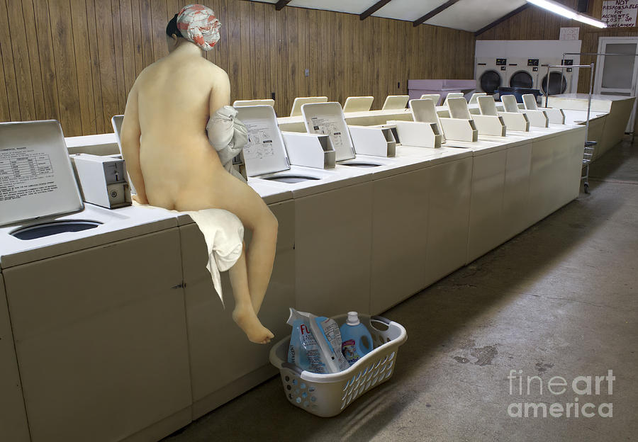Nude Photograph - Laundry Day by Elena Nosyreva