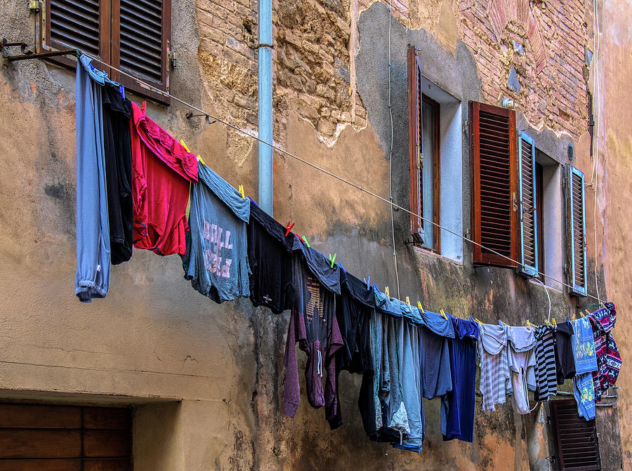 Laundry Day Photograph by Georgette Grossman