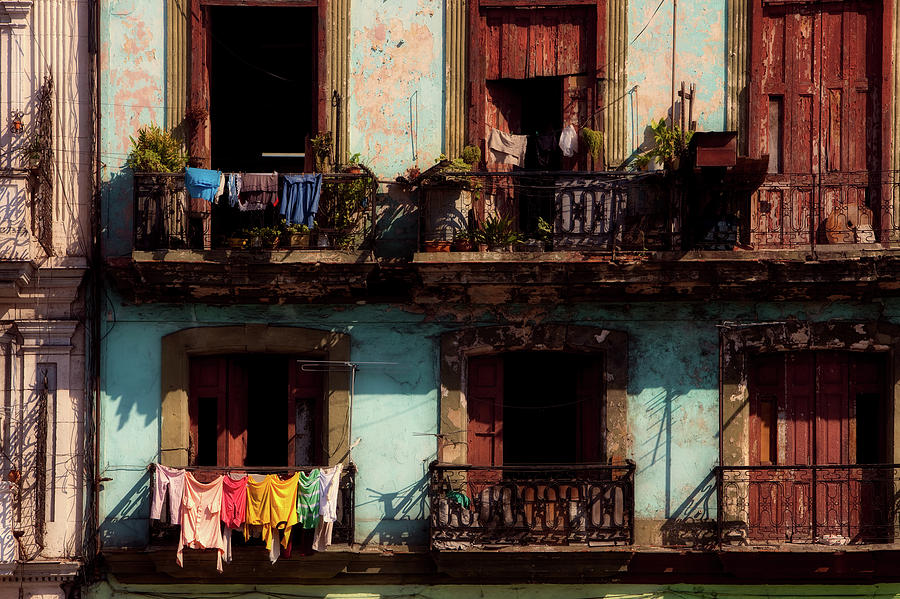 Laundry Day In Havana Photograph by Mountain Dreams