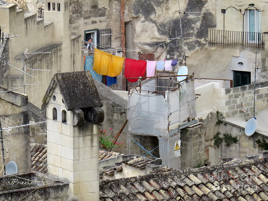 Laundry Day in Matera.Italy Photograph by Jennie Breeze