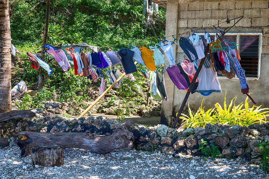 Laundry Drying in The Wind Photograph by James BO Insogna