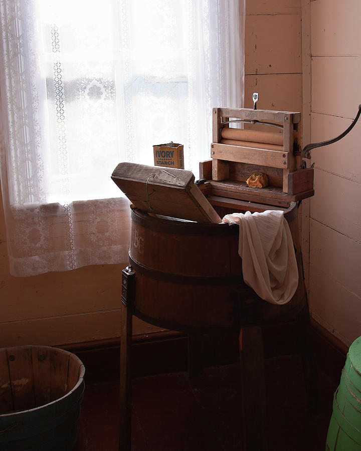 19th Century laundry room, Fogo Island, Canada Photograph by Tatiana Travelways