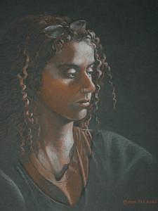 Portrait Drawing - Laura Kate by Pat Aube Gray Portrait Drawing - Laura Kate by Pat Aube Gray