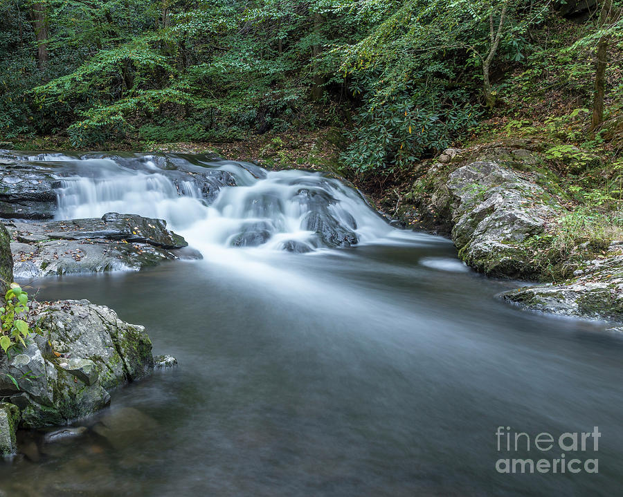Waterfall Photograph - Laural Creek Cascade by Patrick Shupert