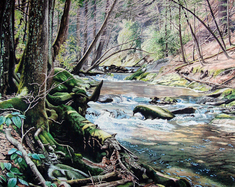 Nature Painting - Laurel Creek  by Jennifer Oakley-Delaplante
